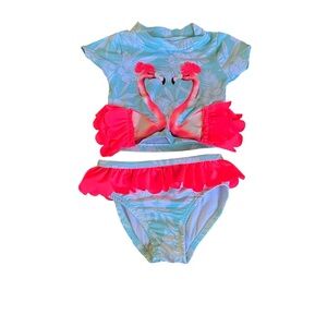 24 months girls flamingo swimsuit
